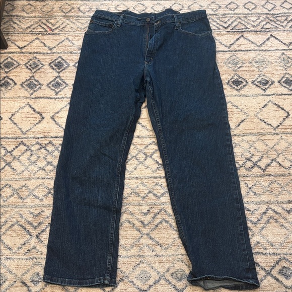 Wrangler Men’s Blue Jeans 38x30 Relaxed Fit - Picture 3 of 6